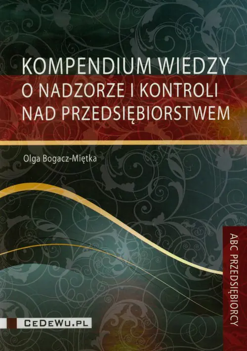 Książka - Kompendium Wiedzy o Nadzorze i Kontroli nad Przedsiębiorstwem