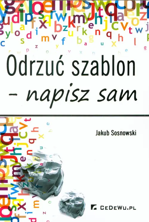 Książka - Odrzuć szablon napisz sam