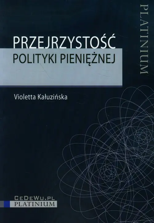 Książka - Przejrzystość polityki pieniężnej