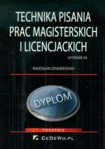 Książka - Technika pisania prac magisterskich i licencjackich