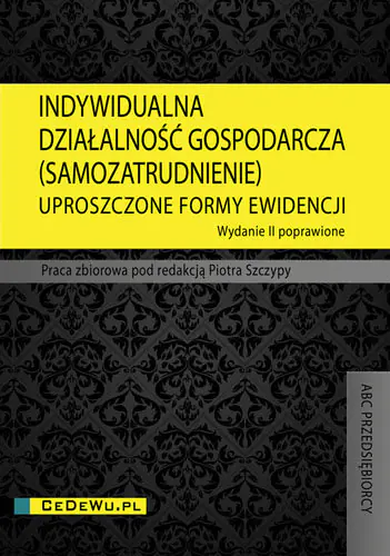 Książka - Indywidualna działalność gospodarcza