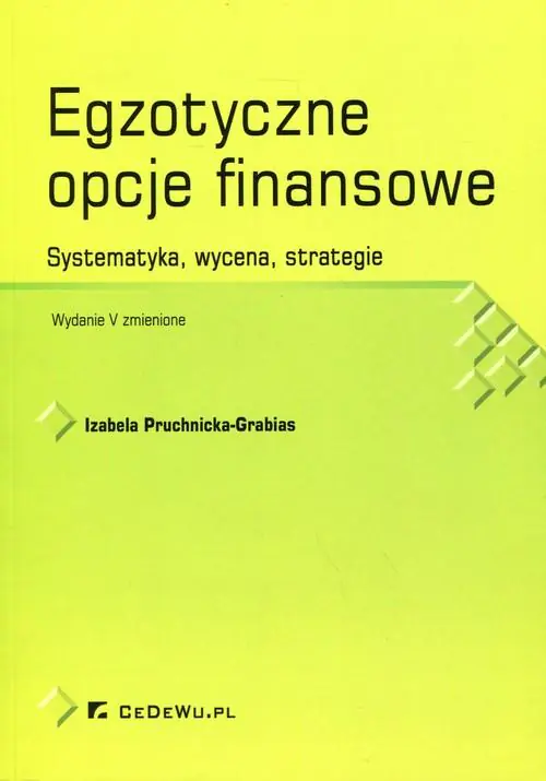 Książka - Egzotyczne opcje finansowe