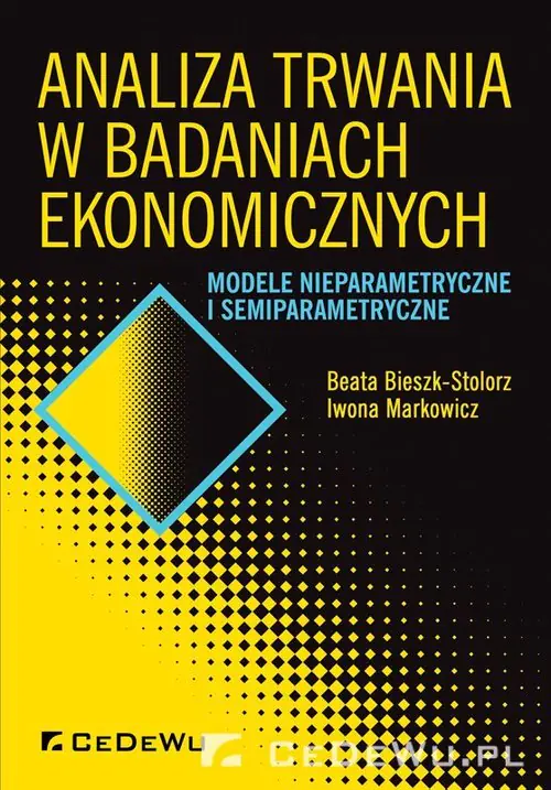 Książka - Analiza trwania w badaniach ekonomicznych. Modele nieparametryczne i semiprametryczne