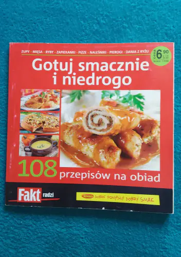 Książka - Gotuj smacznie i niedrogo. 108 przepisów na obiad