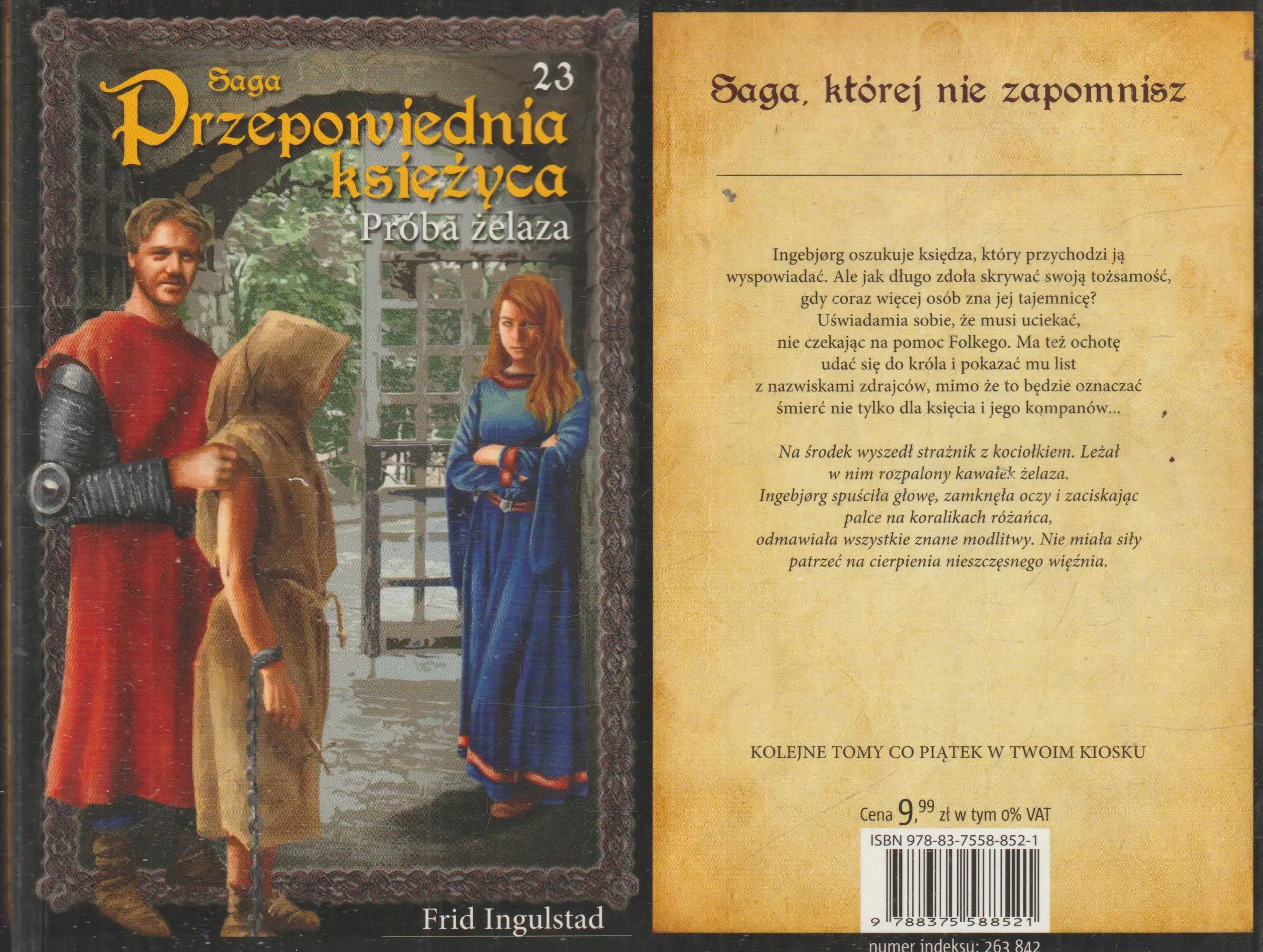Książka - Saga Przepowiednia księżyca Tom 23 Próba żelaza