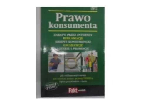 Książka - Prawo konsumenta