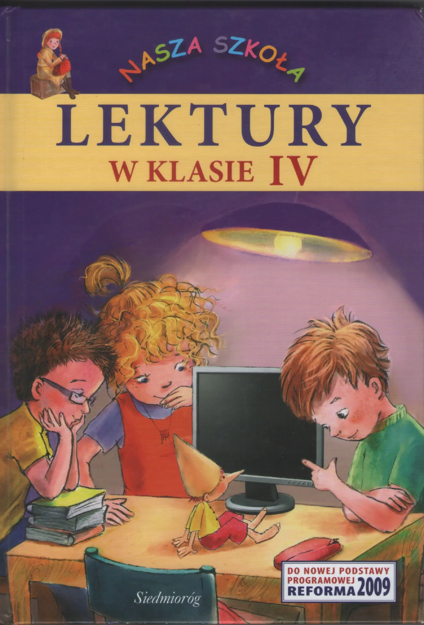 Książka - Nasza Szkoła Lektury w klasie IV