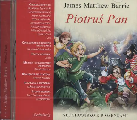 Książka - Słuchowisko z piosenkami - Piotruś Pan Cd Mp3