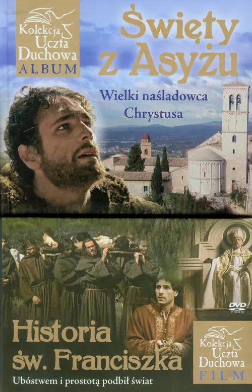 Książka - Święty z Asyżu. Wielki naśladowca Chrystusa + DVD