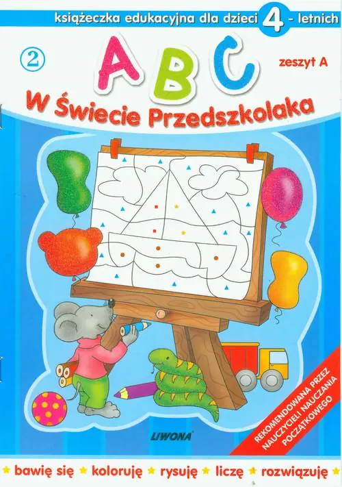 Książka - Abc w świecie przedszkolaka 2. Zeszyt A