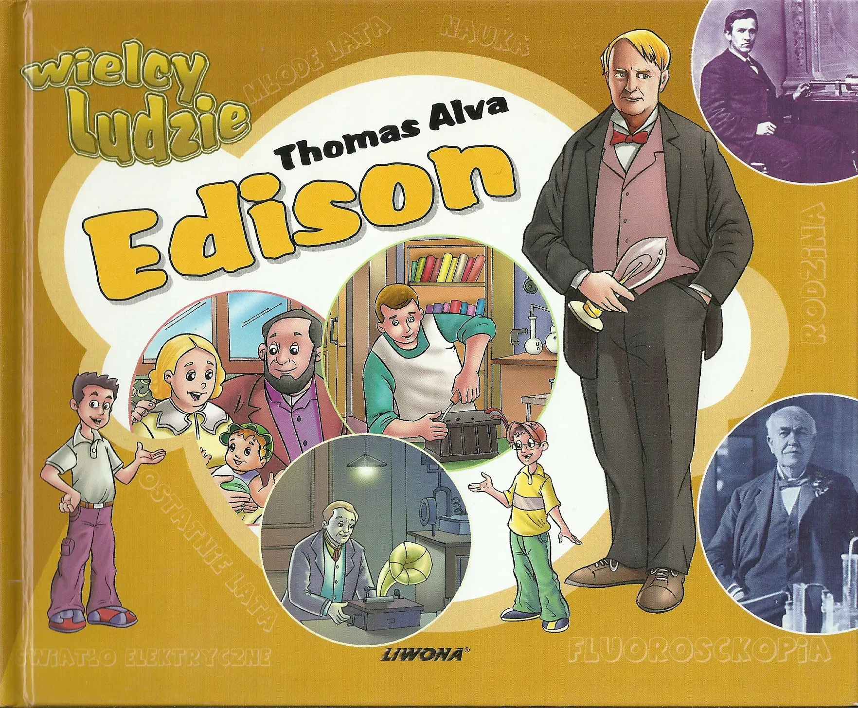 Książka - Wielcy ludzie Thomas Alva Edison
