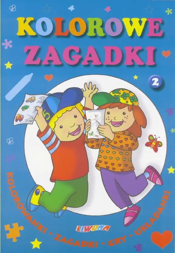Książka - Kolorowe zagadki 2