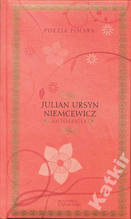 Książka - Julian Ursyn Niemcewicz. Antologia. Poezja Polska.