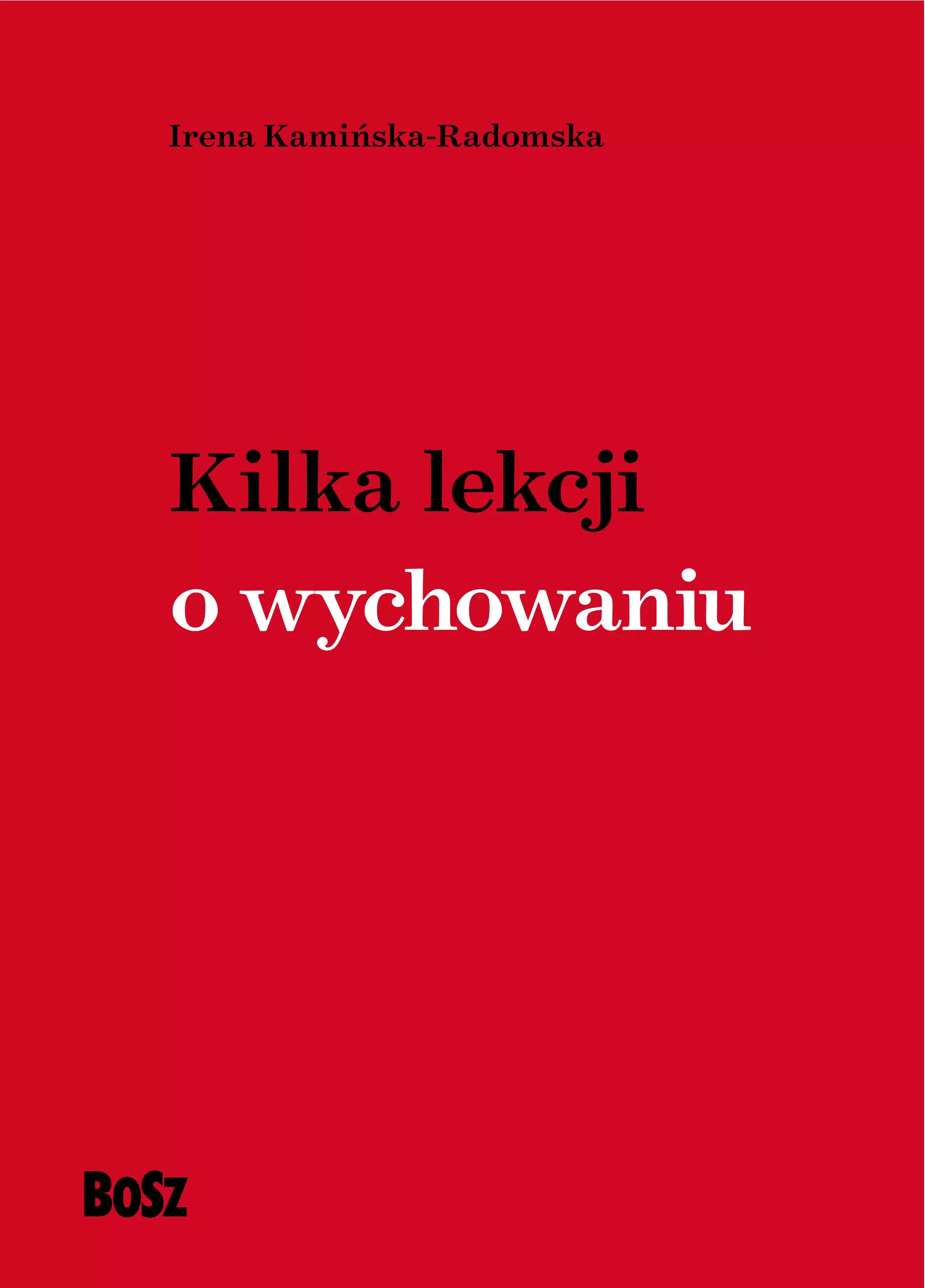 Książka - Kilka lekcji o dobrym wychowaniu