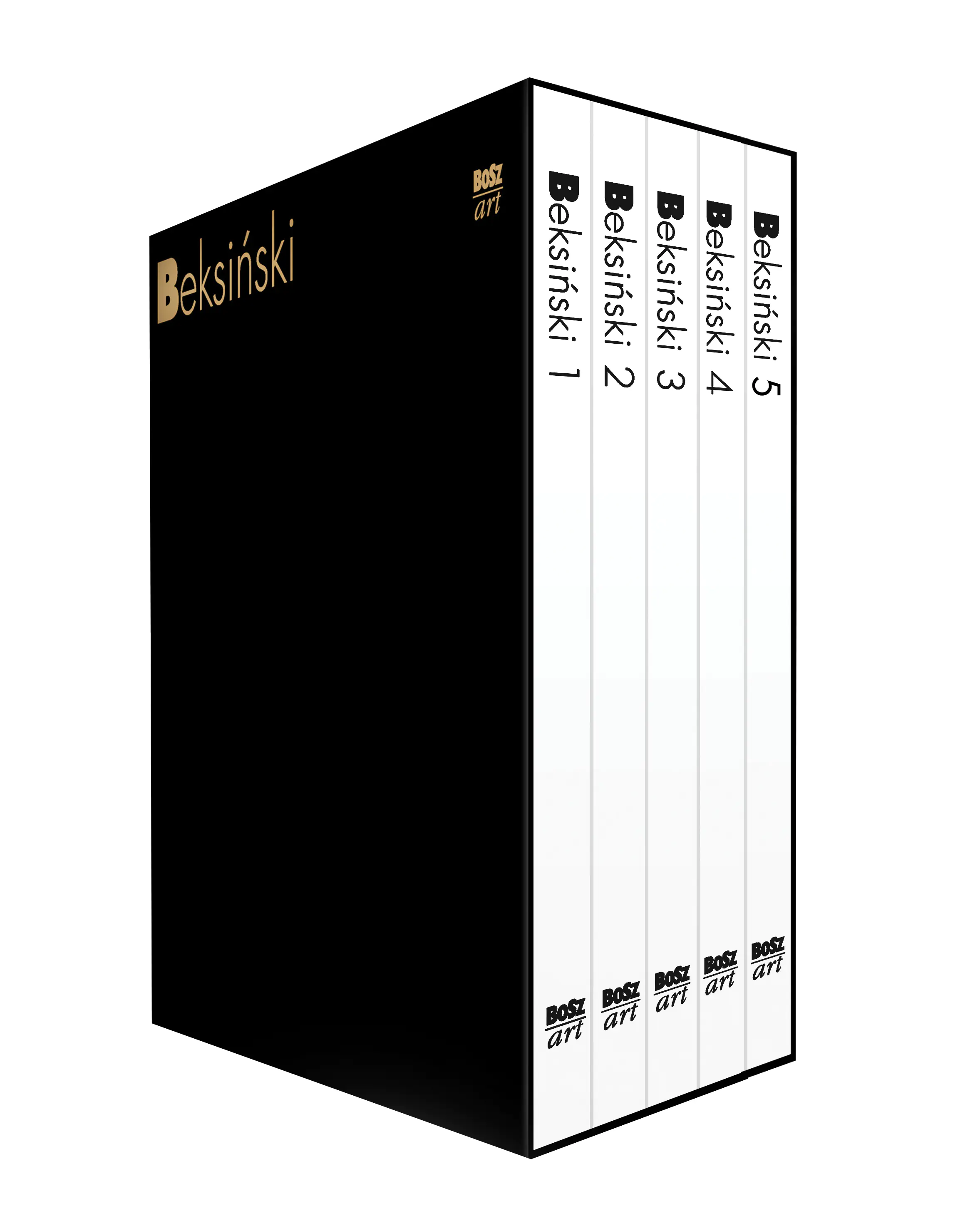 Książka - Beksiński 1-5 - miniatury w etui