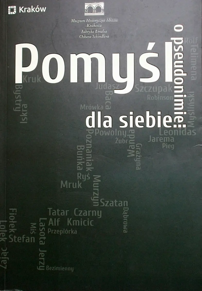 Książka - Pomyśl o pseudonimie dla siebie