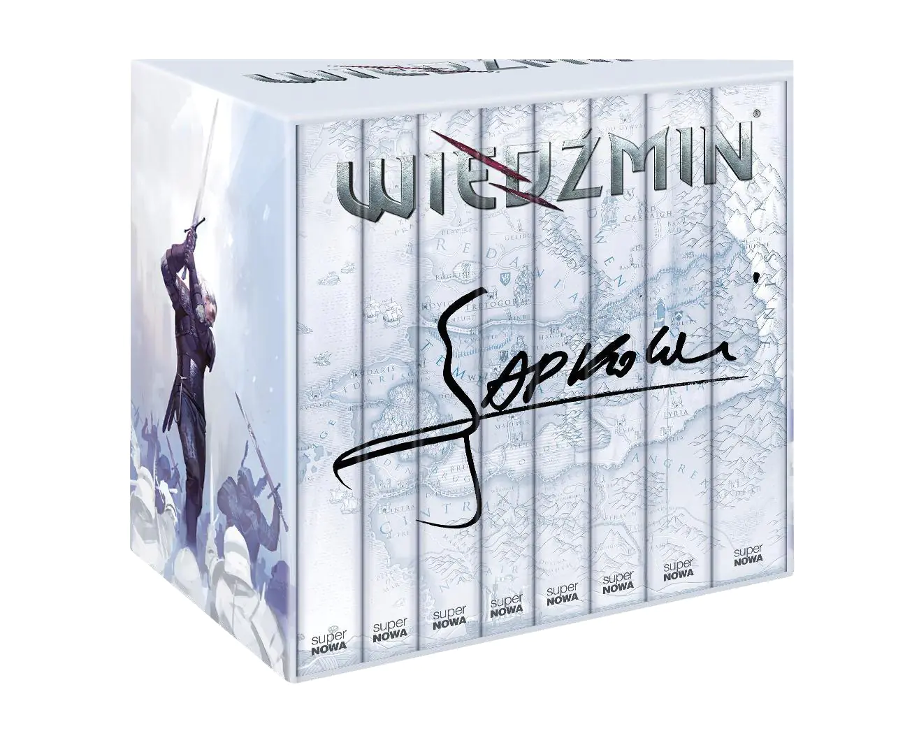 Książka - Pakiet Biały Wiedźmin. Tomy 1-8