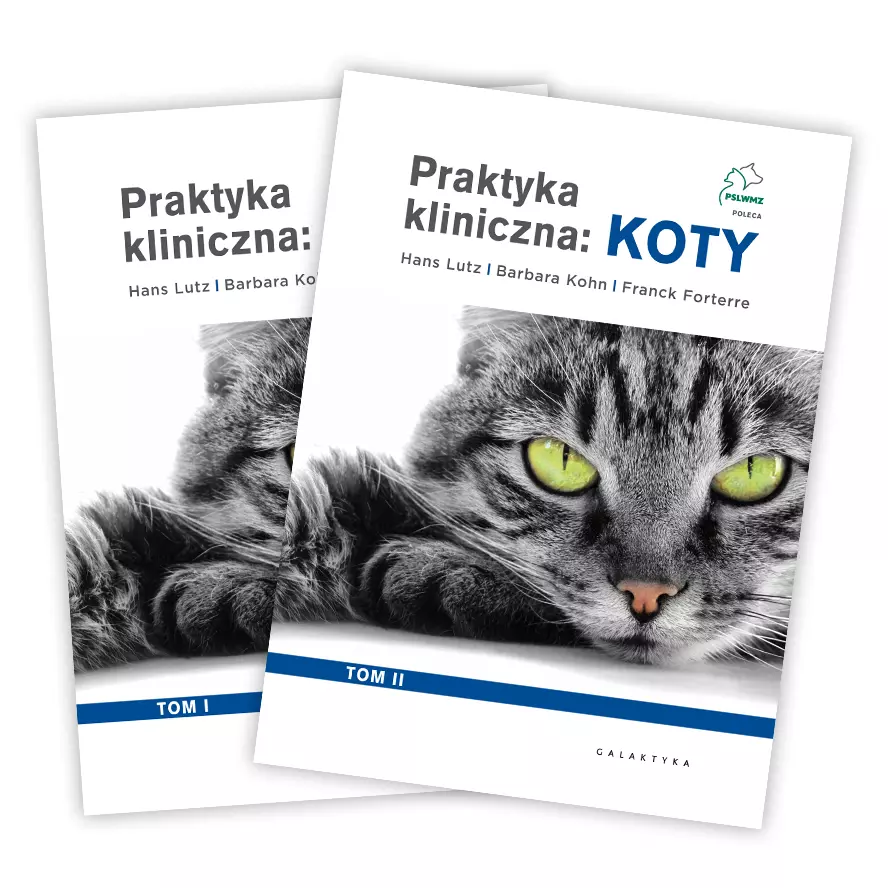 Książka - Praktyka kliniczna: koty. Tom 1 i 2
