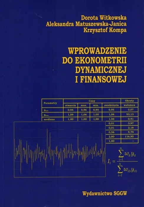 Książka - WPROWADZENIE DO EKONOMETRII DYNAMICZNEJ I FINANSOWEJ