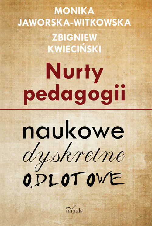 Książka - Nurty pedagogii