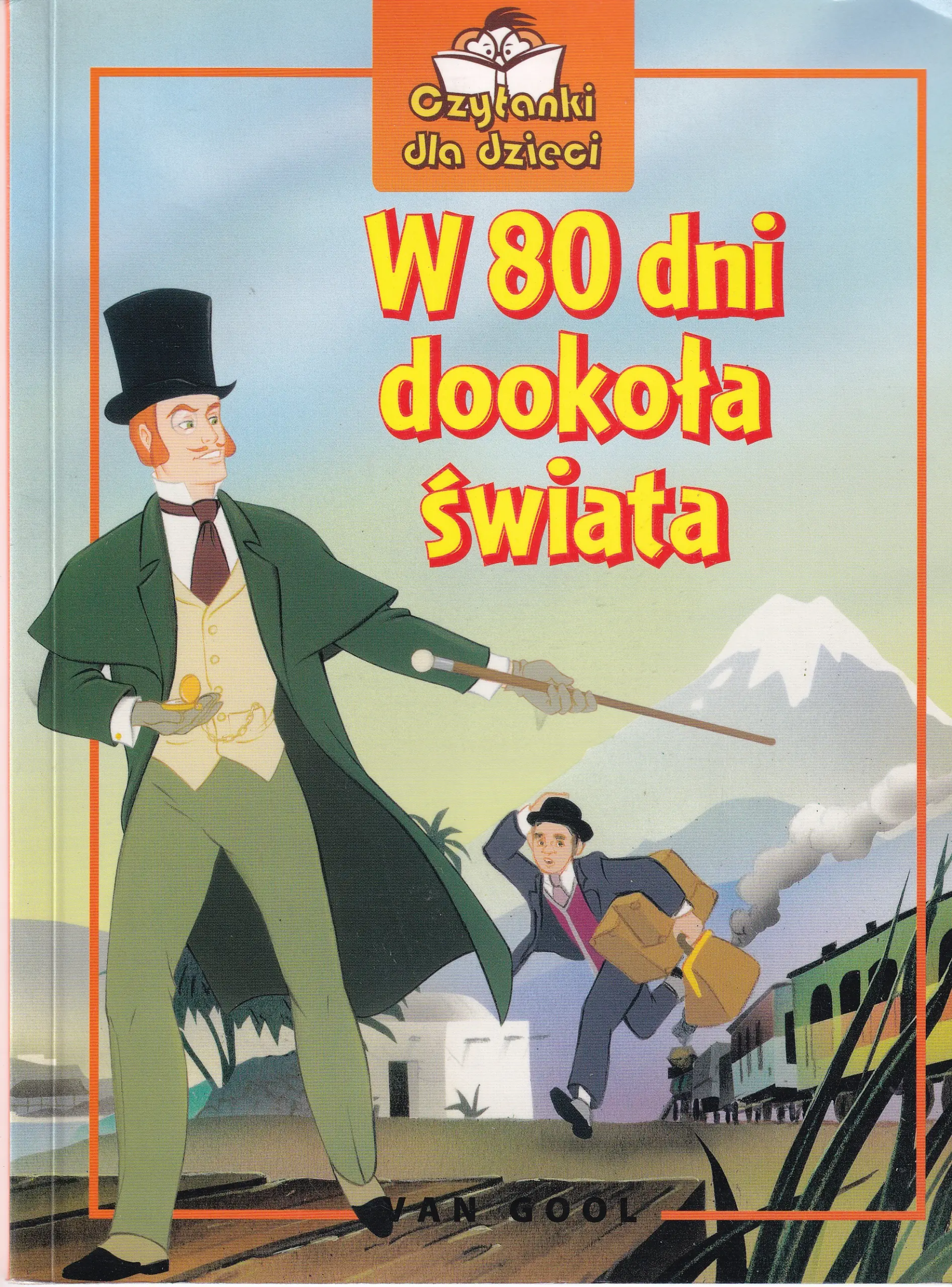 Książka - W 80 dni dookoła świata Czytanki dla dzieci