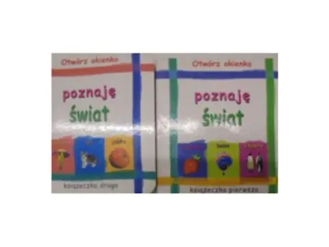 Książka - Poznaję świat. Książeczka pierwsza. Otwórz okienko