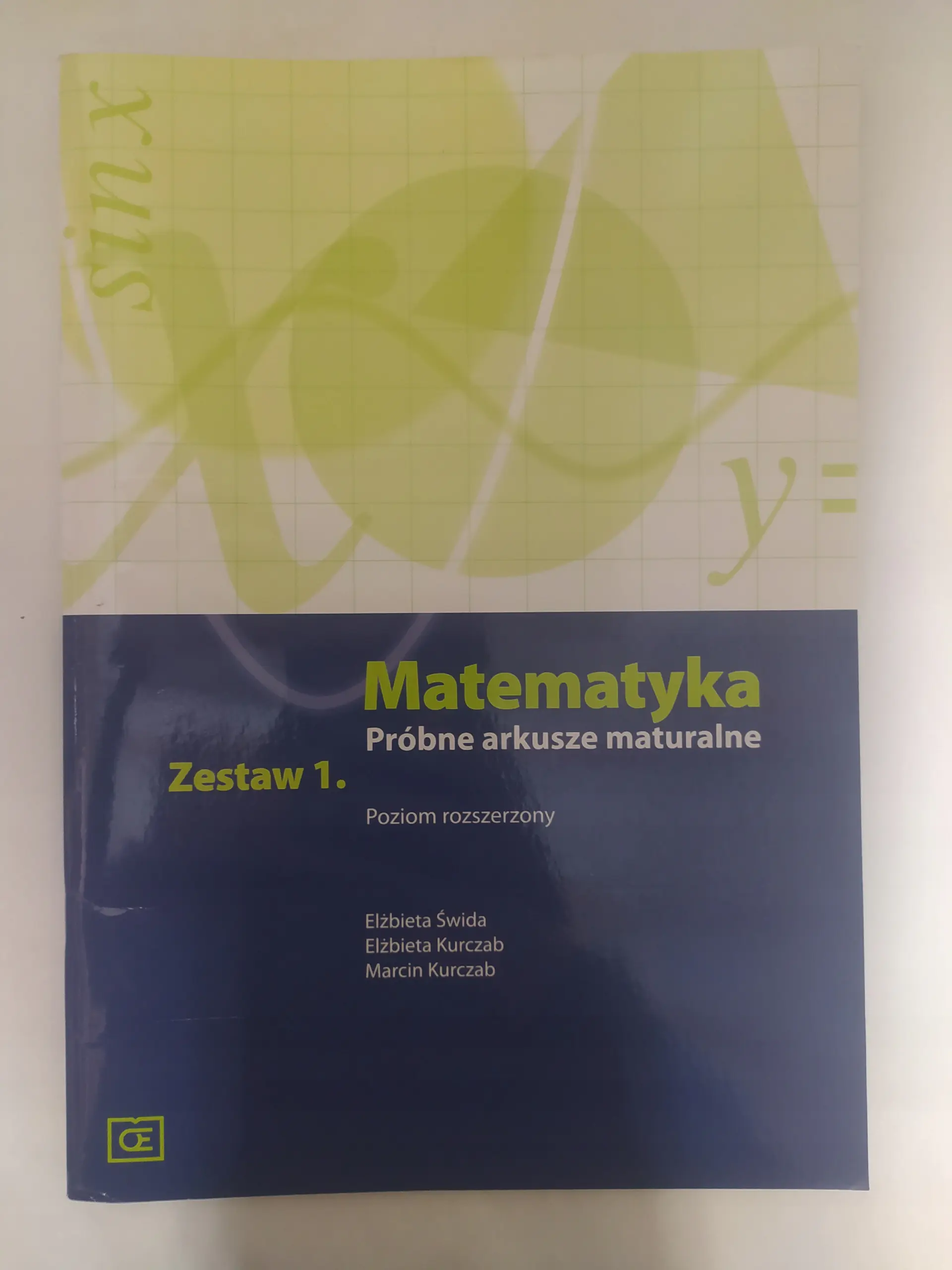 Książka - Matematyka. Próbne arkusze maturalne. Zestaw 1. Poziom rozszerzony. Szkoła ponadgimnazjalna