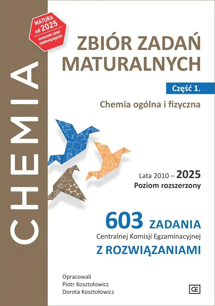 Książka - Chemia LO zbiór zadań 2010-2025 cz.1 ZR