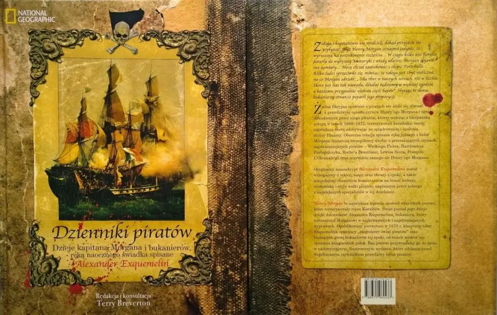 Książka - Dzienniki Piratów. Dzieje kapitana Morgana i bukanierów, ręką naocznego świadka spisane