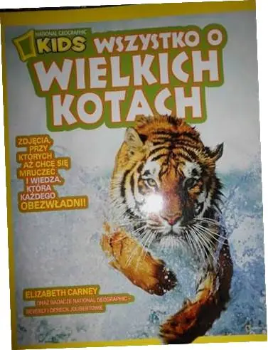 Książka - Wszystko o wielkich kotach