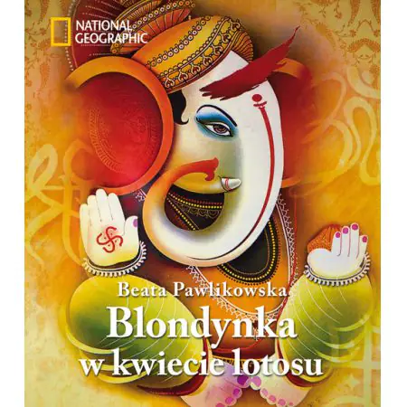 Blondynka w kwiecie lotosu