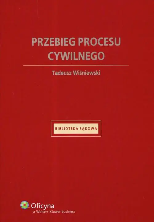 Książka - Przebieg procesu cywilnego