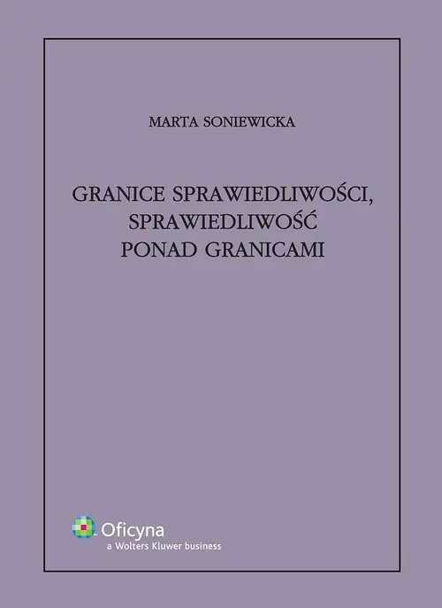 Książka - Granice Sprawiedliwości, Sprawiedliwość Ponad Granicami