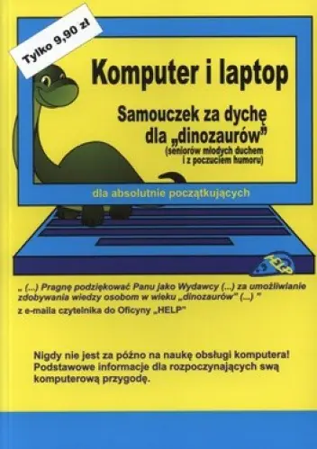 Książka - Komputer i laptop. Samouczek za dychę dla dinozaurów