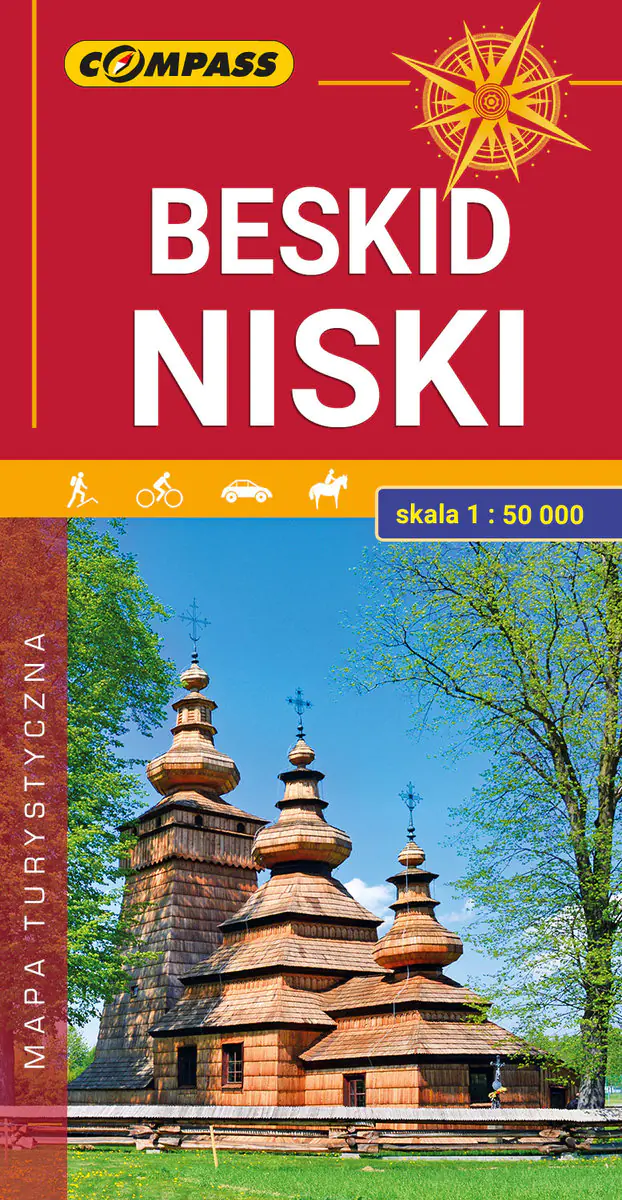 Książka - Beskid Niski. Mapa turystyczna 1:50 000