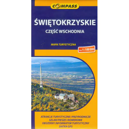 Książka - Świętokrzyskie – część wschodnia. Mapa turystyczna 1:100 000