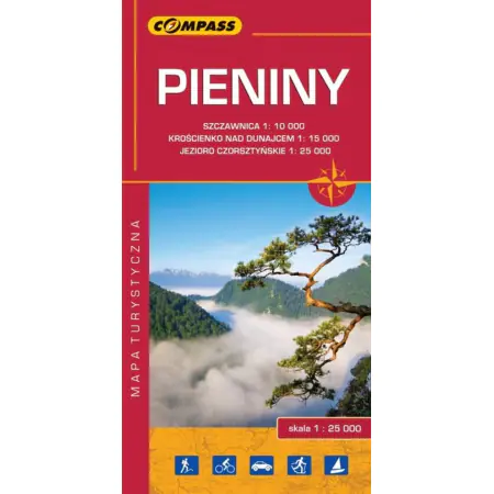 Książka - Pieniny. Mapa turystyczna 1:25 000