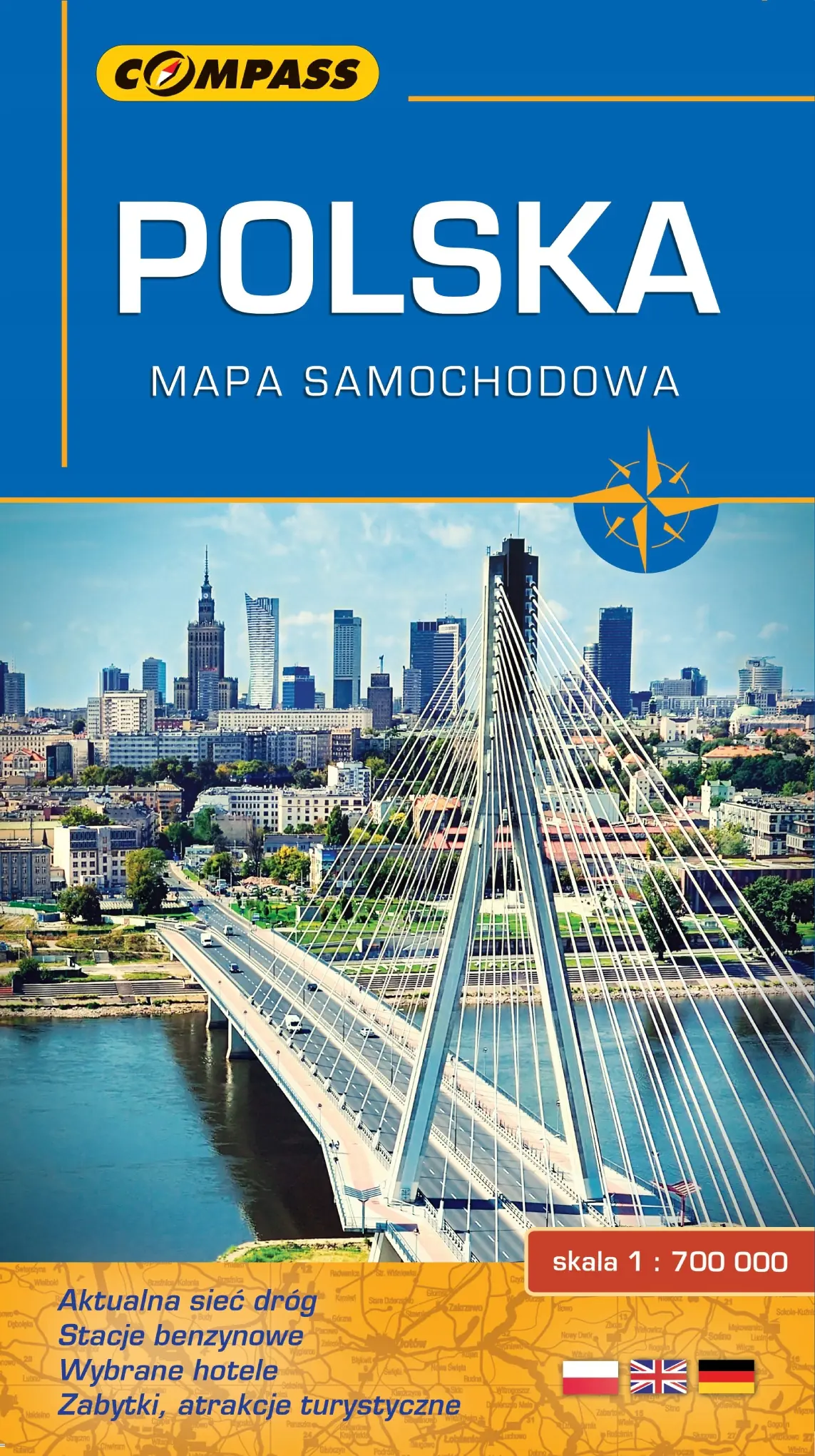 Książka - Polska 2016 m.sam./Compass/1:700000