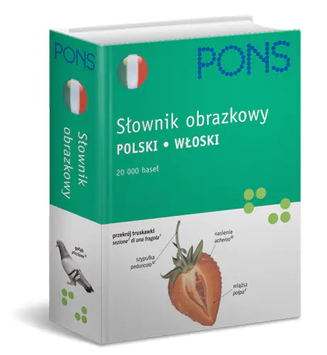 Książka - Słownik obrazkowy. Polski Włoski PONS