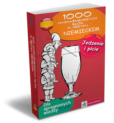 Książka - 1000 najważniej.słów. Jedzenie i picie. Niemiecki
