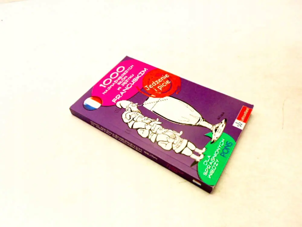 Książka - 1000 naj.słów Jedzenie i picie J.Francuski PONS