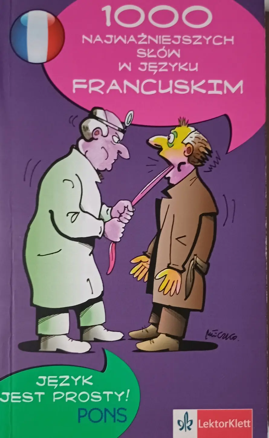 Książka - 1000 Najważniejszych słów w języku francuskim