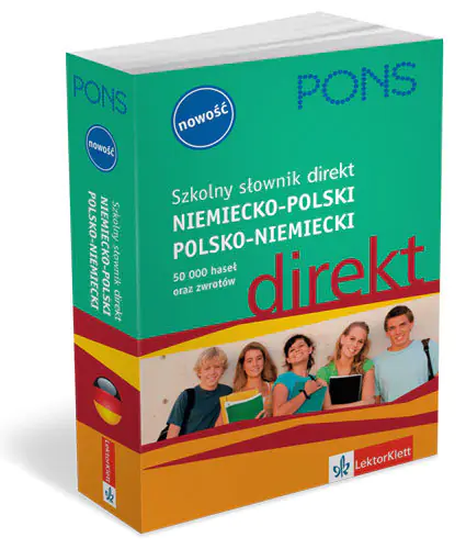 Książka - Szkolny słownik direkt niemiecko polski polsko niemiecki