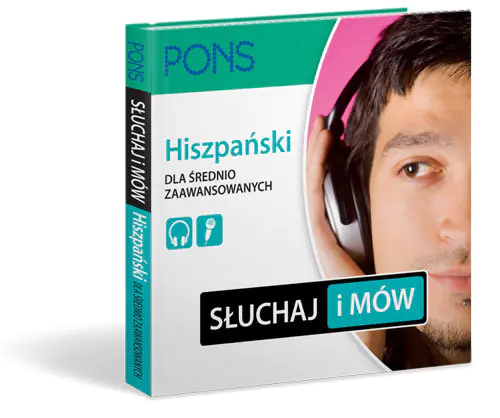 Książka - Hiszpański. Słuchaj i Mów. Kurs dla średnio zaawansowanych