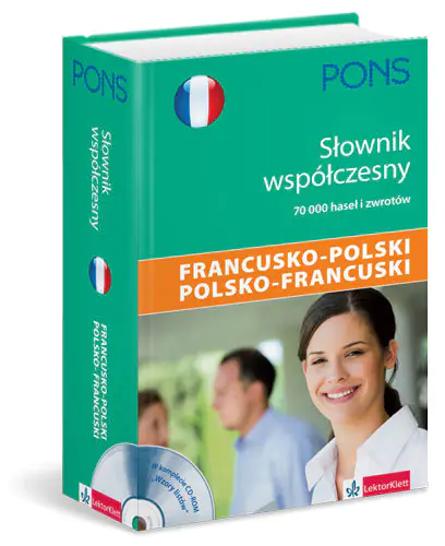Książka - Słownik współczesny francusko-polski, polsko-francuski + CD