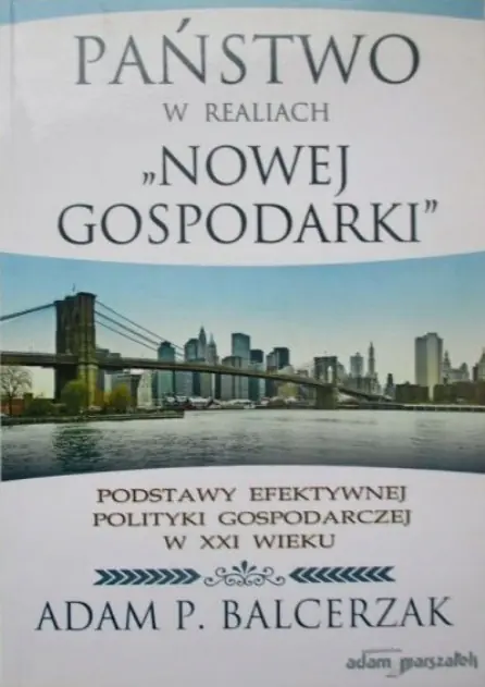 Książka - PAŃSTWO W REALIACH NOWEJ GOSPODARKI PODSTAWY EFEKTYWNEJ POLITYKI GOSPODARCZEJ W XXI WIEKU