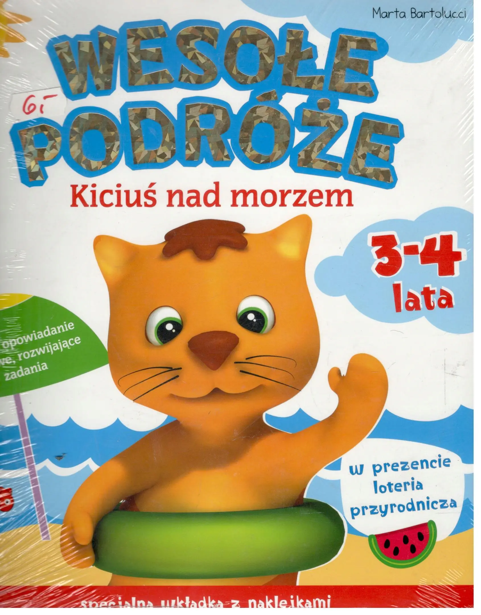 Książka - Wesołe podróże Kiciuś nad morzem