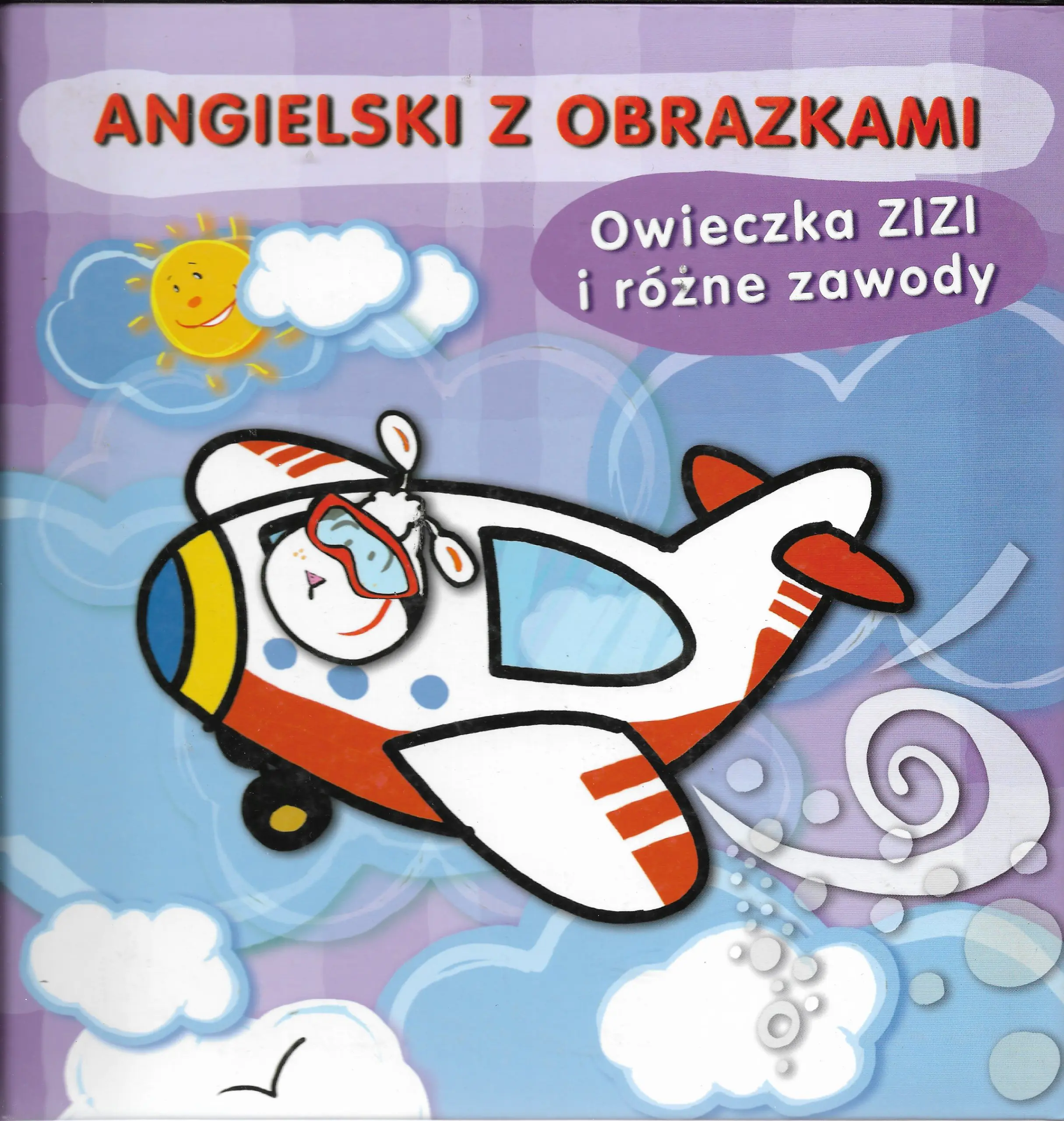 Książka - Owieczka Zizi i różne zawody Angielski z obrazkami - Marcin Malicki - 