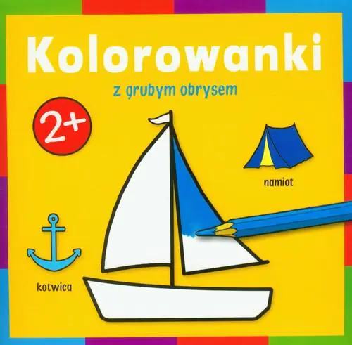 Książka - Kolorowanki z grubym obrysem Podróż