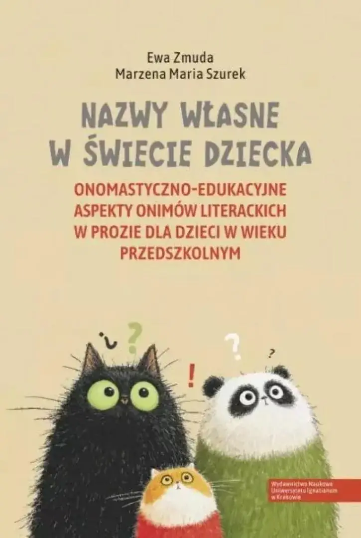 Książka - Nazwy własne w świecie dziecka